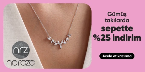 Nereze Gümüş Takılarda Sepette %25 İndirim