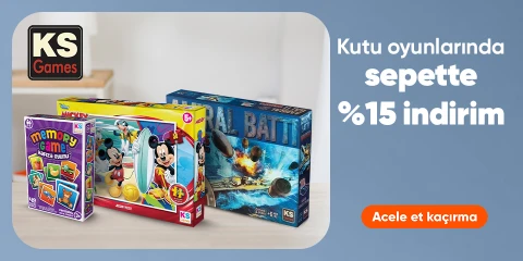 KS Games Puzzle ve Kutu Oyunlarında Sepette %15 İndirim