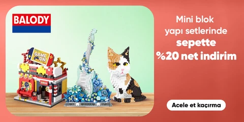 Balody Mini Blok Yapı Setlerinde Sepette Net %25 İndirim