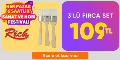 3'lü fırça set  109 TL