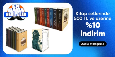 Kitap setlerinde  500 TL ve üzerine %10 indirim