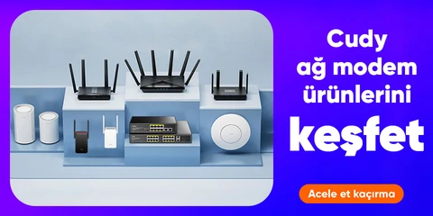 Cudy Ağ Modem Ürünlerini Keşfet