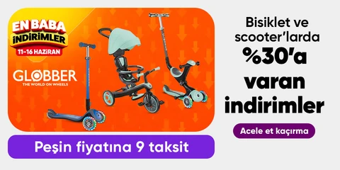 Globber Bisiklet ve Scooterlarda %30'a varan İndirim!