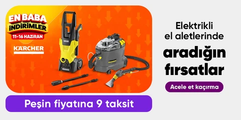 Karcher Markalı Elektrikli El Aletleri  Ürünlerinde Kaçırılmayacak Fırsatlar