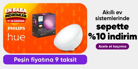 Philips Hue Akıllı Ev Sistemleri Ürünlerinde Sepette %10 İndirim