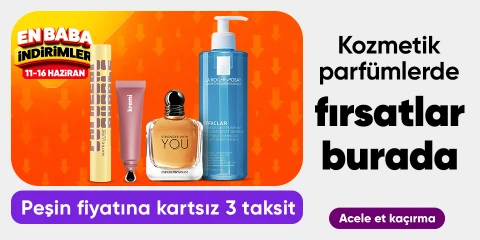 Kozmetik parfümlerde fırsatlar burada