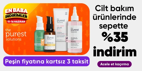 Cilt bakım ürünlerinde sepette %35 indirim