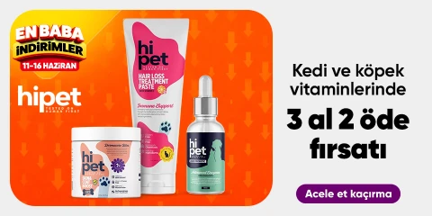 Kedi ve köpek vitaminlerinde  3 al 2 öde fırsatı