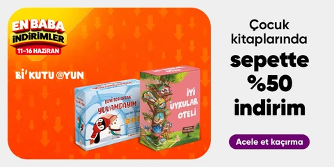 Çocuk kitaplarında sepette %50 indirim