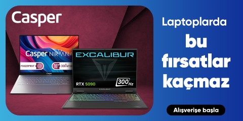 Casper Laptoplarda Kaçırılmayacak Fırsatlar