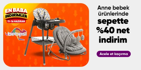 Bebesi Anne Bebek Ürünlerinde Sepette Net %40 İndirim