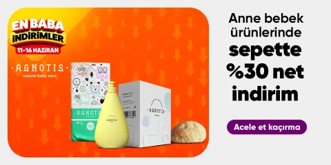 Agnotis Anne Bebek ÜrünlerindeSepette Net %30 İndirim!