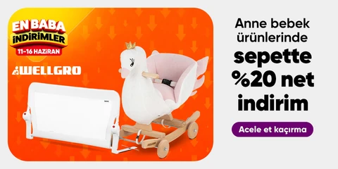 Wellgro Anne Bebek Ürünlerinde Sepette Net %20 İndirim