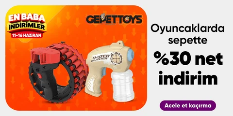 Gepettoys Uzaktan Kumandalı Arabalarda Sepette Net %30 İndirim