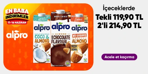 İçeceklerde  Tekli 119,90 TL 2'li 214,90 TL