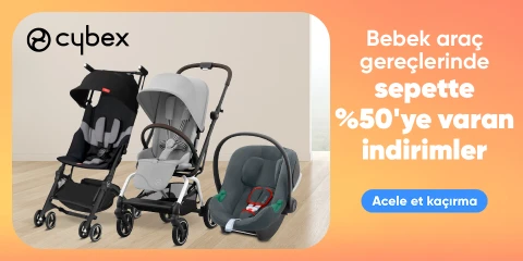 Cybex Bebek Araç Gereçlerinde Sepette %50'ye Varan İndirimler