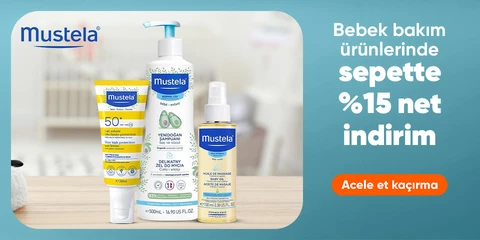 Mustela  Bebek Bakım Ürünlerinde Sepette Net %15 İndirim