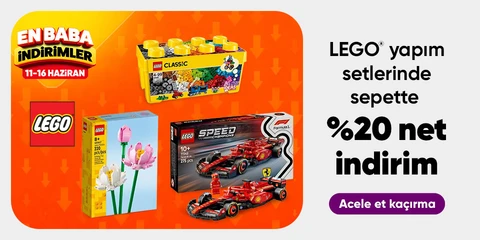 LEGO® Yapım Setlerinde Sepette Net %20 İndirim!