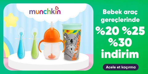 Munchkin Beslenme Gereçlerinde 20-25-30 İndirim!
