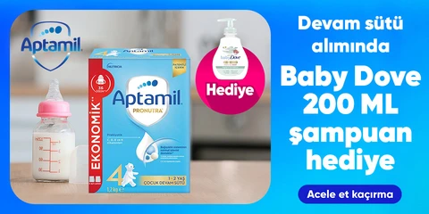 Aptamil Alımında Dove Baby 200 ML Şampuan Hediye!