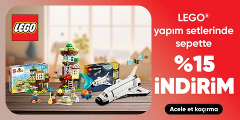 LEGO® Yapım Setlerinde Sepette %15 İndirim