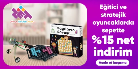 Zet Zeka Eğitici ve Stratejik Oyuncaklarında Sepette Net %15 İndirim!