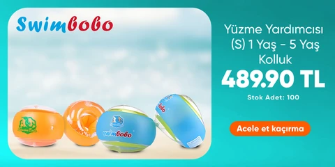 Swimbobo Yüzme Yardımcısı Kolluk Şişme Kolluk Deniz Kolluğu Çocuk Kolluğu Bebek Kolluğu Kolluk Simit (S) 1 Yaş - 5 Yaş  489.90TL