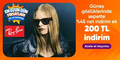 Ray-Ban Gözlüklerde Sepette %45 Net indirim