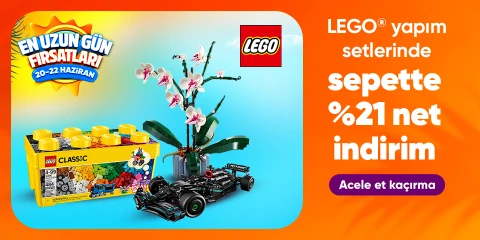 LEGO® Yapım Setlerinde Sepette Net %21 İndirim