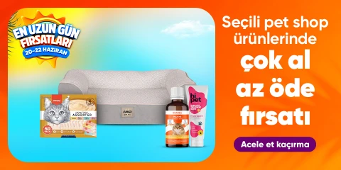 Seçili pet shop ürünlerinde çok al az öde fırsatı