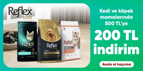 Kedi ve köpek mamalarında  500 TL'ye 200 TL indirim