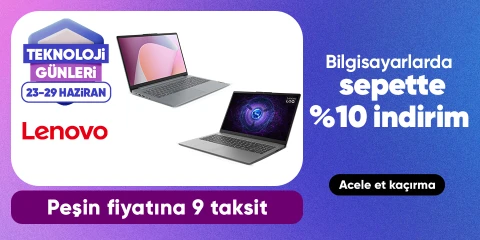 Lenovo Sepette %10 İndirim Fırsatı