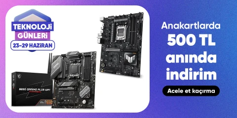 Anakartlarda 500 TL Kupon Fırsatı