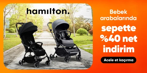 Hamilton Marka Bebek Arabalarında Sepette Net %40 İndirim!