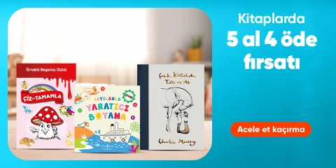 Kitaplarda  5 al 4 öde fırsatı