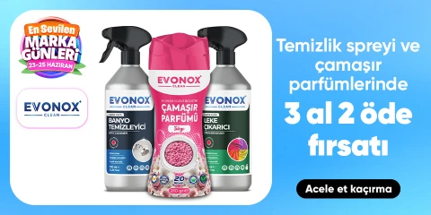 Temizlik spreyi ve çamaşır parfümlerinde  3 al 2 öde fırsatı