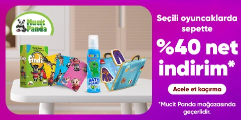 Mucit Panda Mağazasında Seçili Oyuncaklarda Sepette Net %40 İndirim