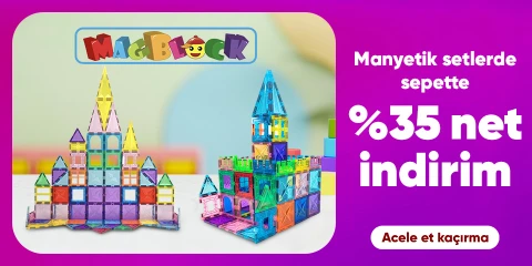 Magblock Manyetik Setlerde Sepette Net %35 İndirim