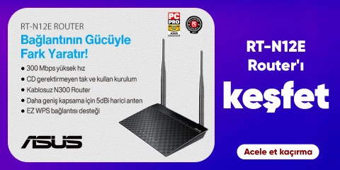 ASUS RT-N12E Routerı Keşfet