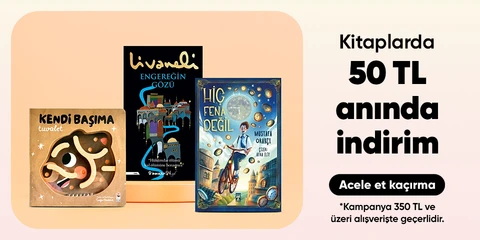 Kitaplarda  50 TL anında indirim*