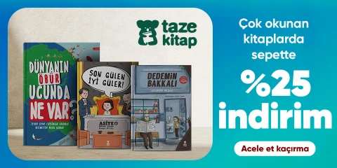 Taze Kitap Sepette %25 İndirim