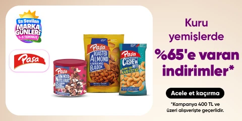 Kuru yemişlerde  %65'e varan indirimler*