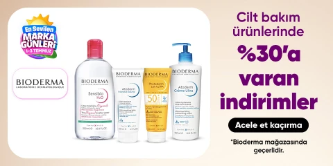 Cilt bakım ürünlerinde %30'a varan indirimler*