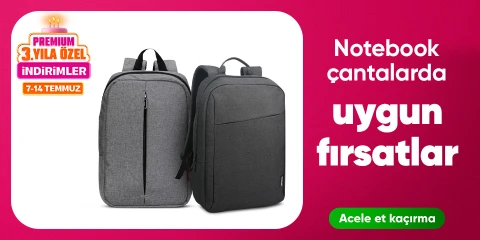 Notebook çantalarda fırsatlar