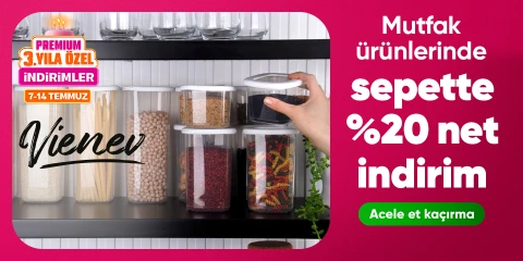 Vienev ürünlerinde Sepette %20 net indirim