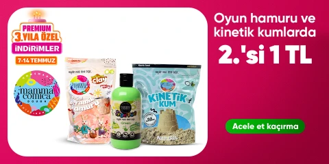 MammaComica Dough Markalı Oyun Hamuru ve Kinetik Kumlarda  2.si 1TL!
