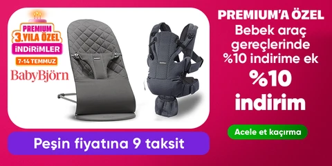 Babybjörn Bebek Araç Gereçlerinde %10 İndirime Ek Premiuma Özel Sepette +%10 İndirim! 