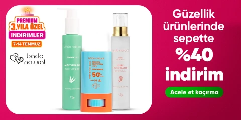 Güzellik ürünlerinde sepette %40 indirim