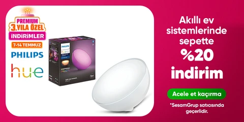 Philips Hue Akıllı Ev Sistemleri Ürünlerinde Sepette %20 İndirim