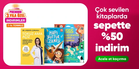 Çok sevilen kitaplarda  sepette %50 indirim